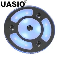 Luz de teto dimmable com tela de toque, interruptor, ultra-fino, 3W, interruptor, interior, rv, barco, reboque, campista, acessórios