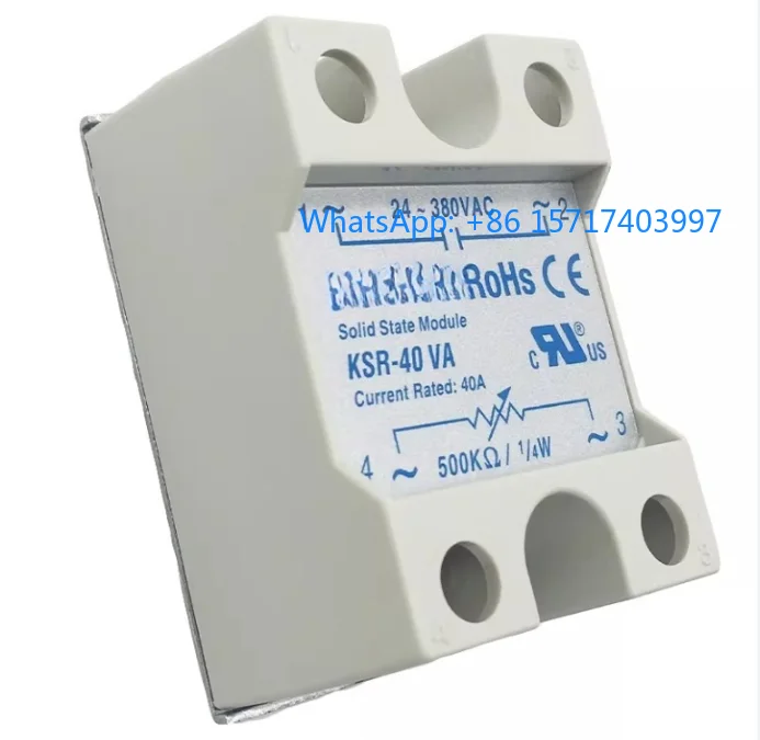 Taiwan KSR-10/25/40/50/75VA single phase voltage adjustable solid state relay genuine