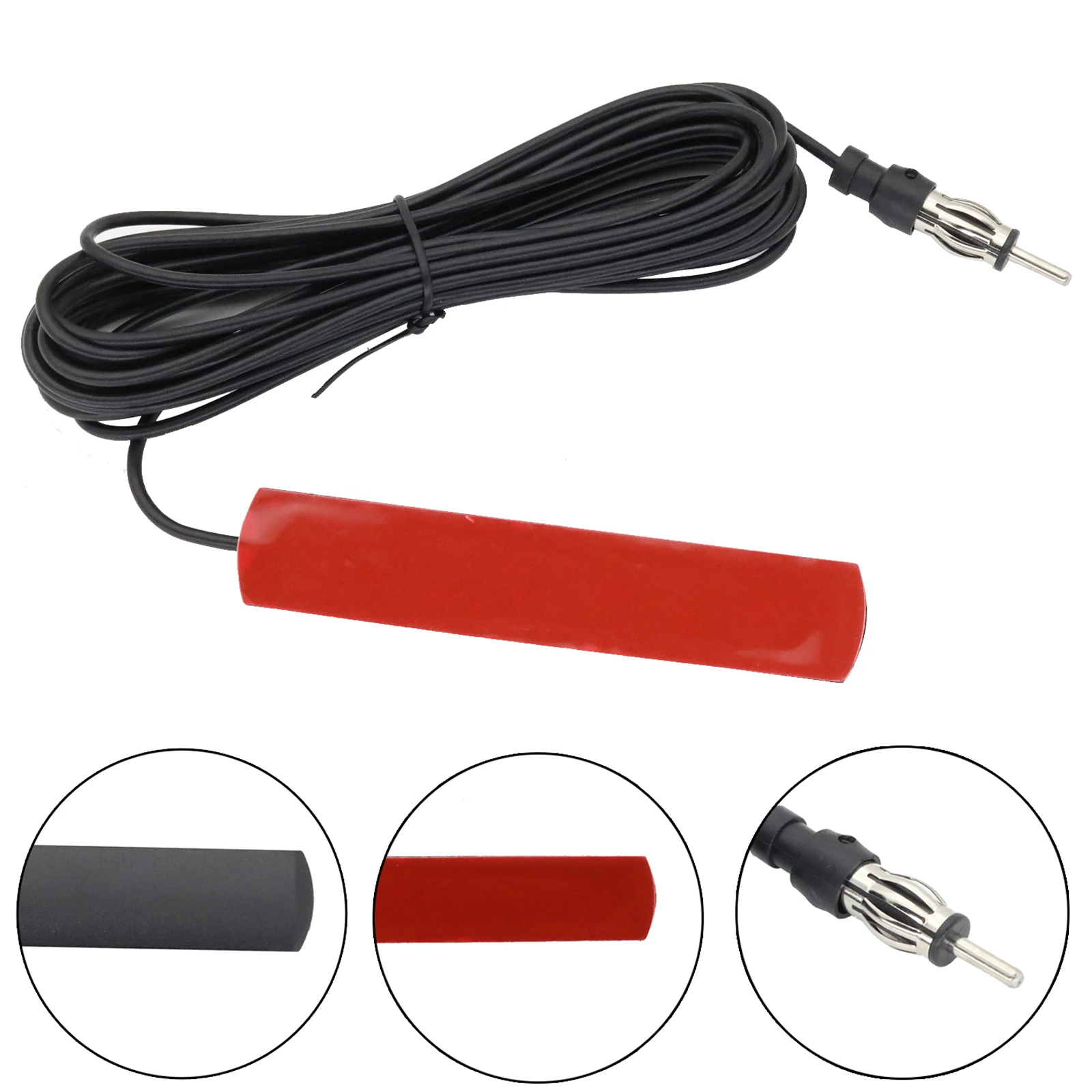 Car Radio AM/FM Antenna Universal Auto 5M Length Signal Amp Amplifier Marine Car Vehicle Boat RV Signal Enhance Device Hot Sale