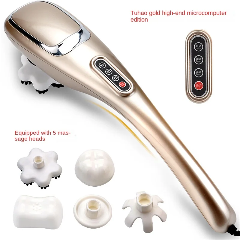 

Electric Neck Massager Hammer Massage Back Relax Multifunctional Cervical Vertebra Roller Massage Stick
