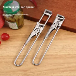 Stainless Steel Rotating Cap Screw Cap Rotating Manual Adjustable Can Opener Anti Slip Bottle Cap Kitchen Tool Bottle Opener Hot