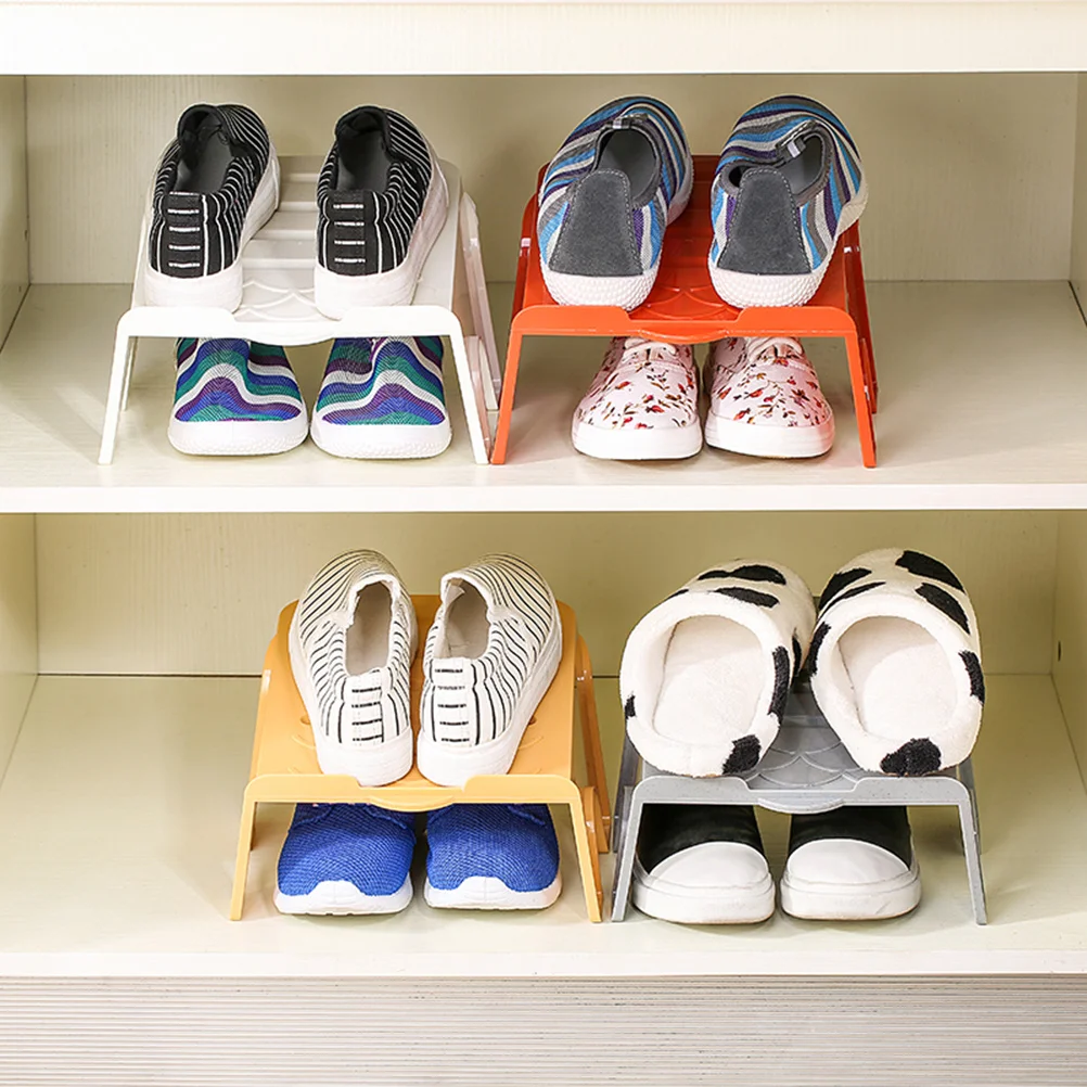 

Organization Hanging Organizers Stackable Shoe Stacker Storage Racks Simple Shoes Nonslip