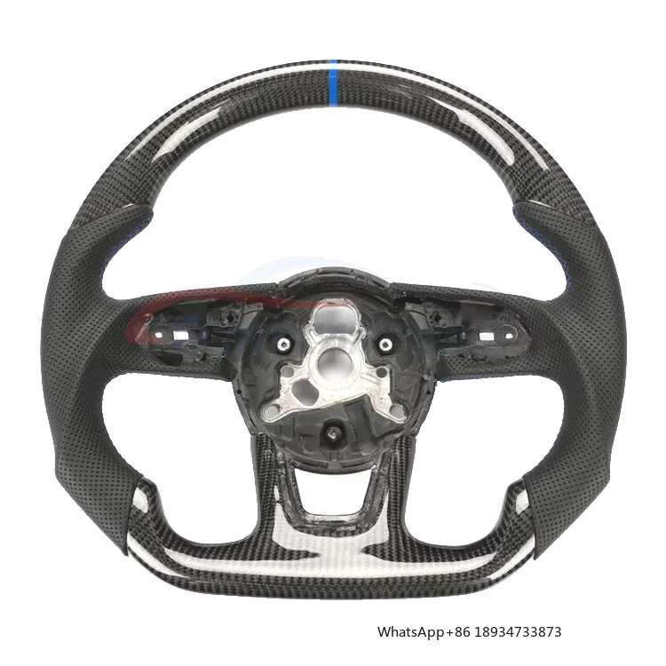

For Audi A3 Carbon Fiber Leather Steering Wheel Upgrade Carbon Steering Wheel