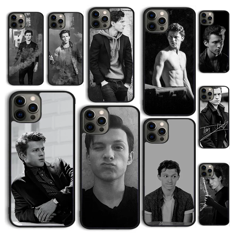 Autumu Tom Holland Phone Case Cover for iPhone 16 15 12 mini 11 13 14 Pro Max SE 2020 Apple 6S 7 8 Plus Coque