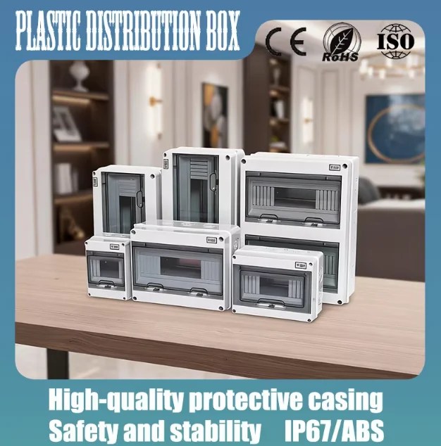Wholesale HT Series Junction Box 2/3/5/8/12/15/18/24WAY PC Plastic Outdoor Electrical IP65 Waterproof Distribution Box