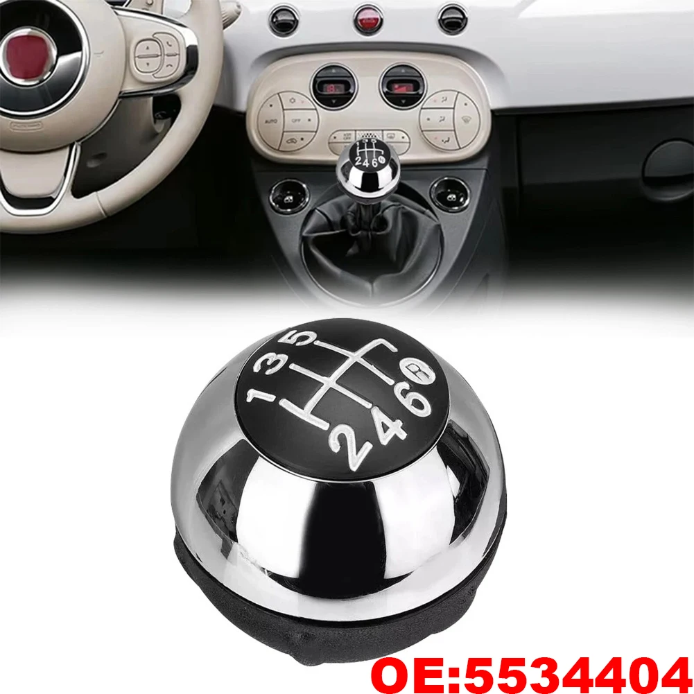 

Suitable For Fiat For 500 2012-2018 6-speed Manual Gear Shift Knob OEM Part Number 5534404 Replacement Car Accessories