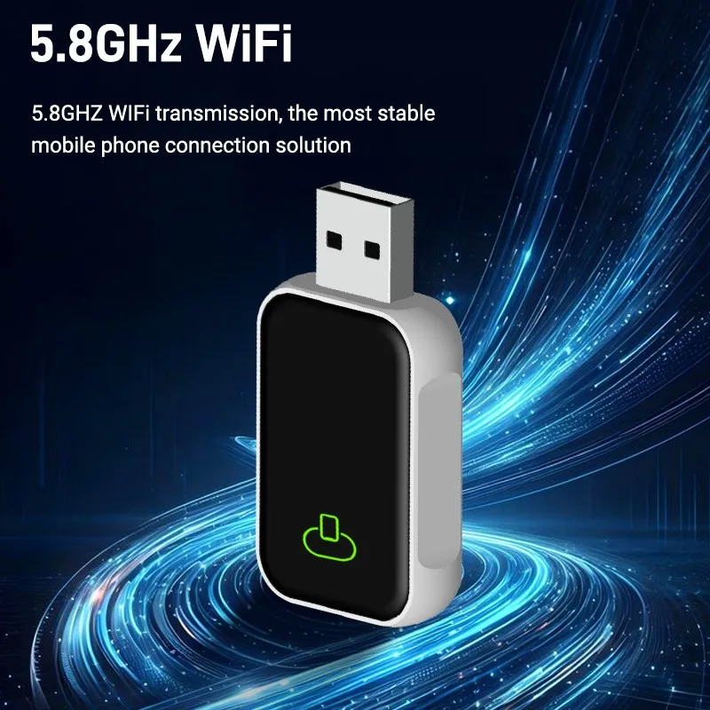

New Wireless Carplay Car Connectivity Box Smart Wireless Box 2in1 Plug and Play Automatic Bluetooth 5.0 Connection 5.8GHz wifi
