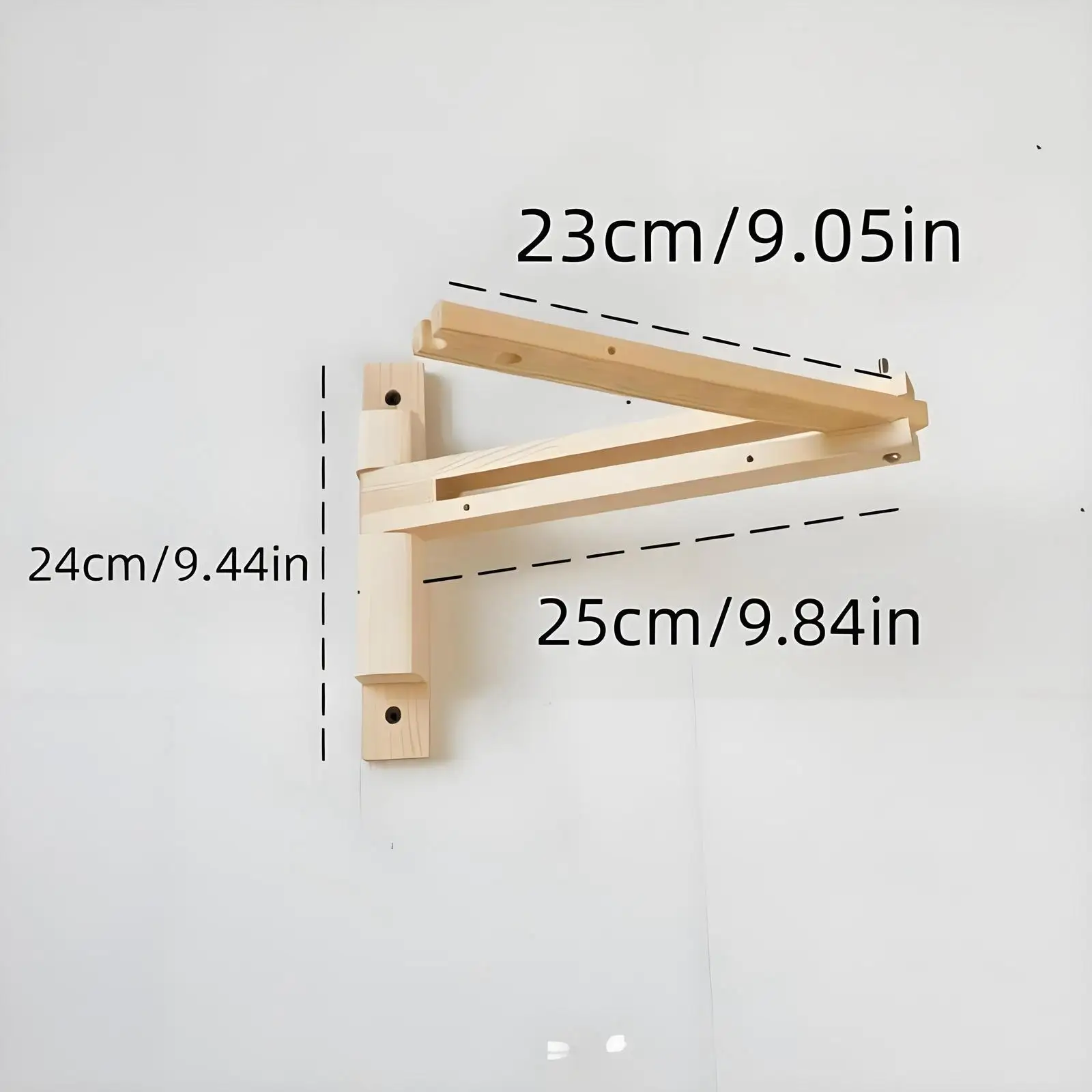 Wall Mounted Lamp Bracket Durability Wooden for Bedroom Restaurant Indoor