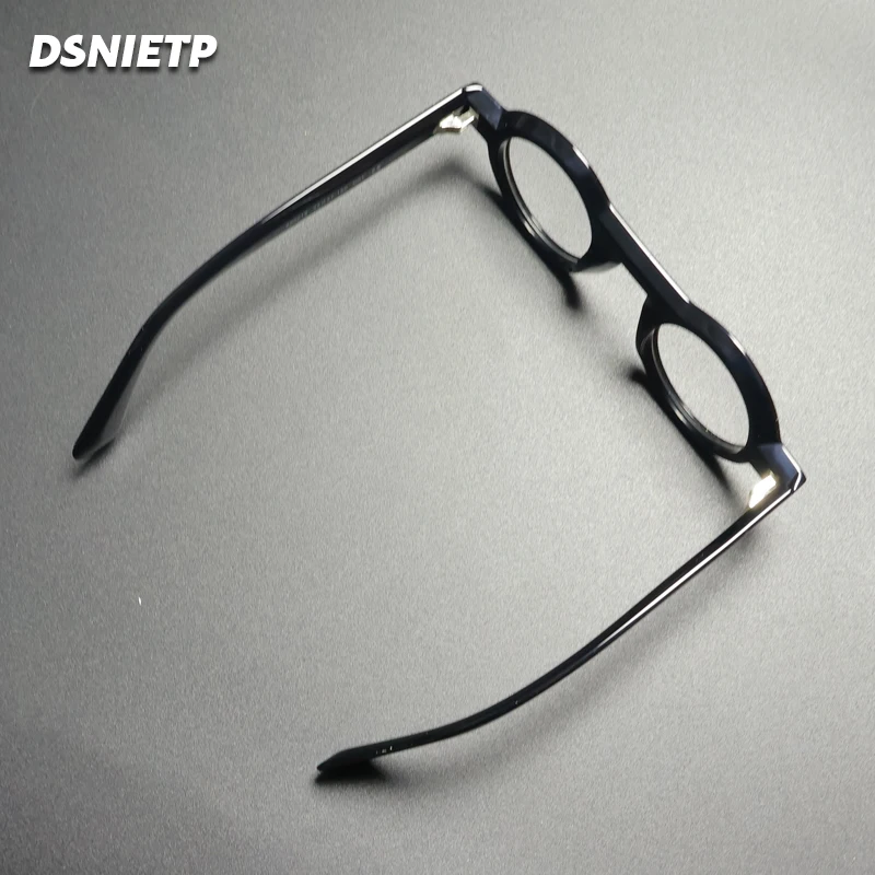 Vintage Acetate Reading Glasses Men Round Photochromic Anti Blue Light Prescription Myopia Glasses Women Luxury Brand Eyewear