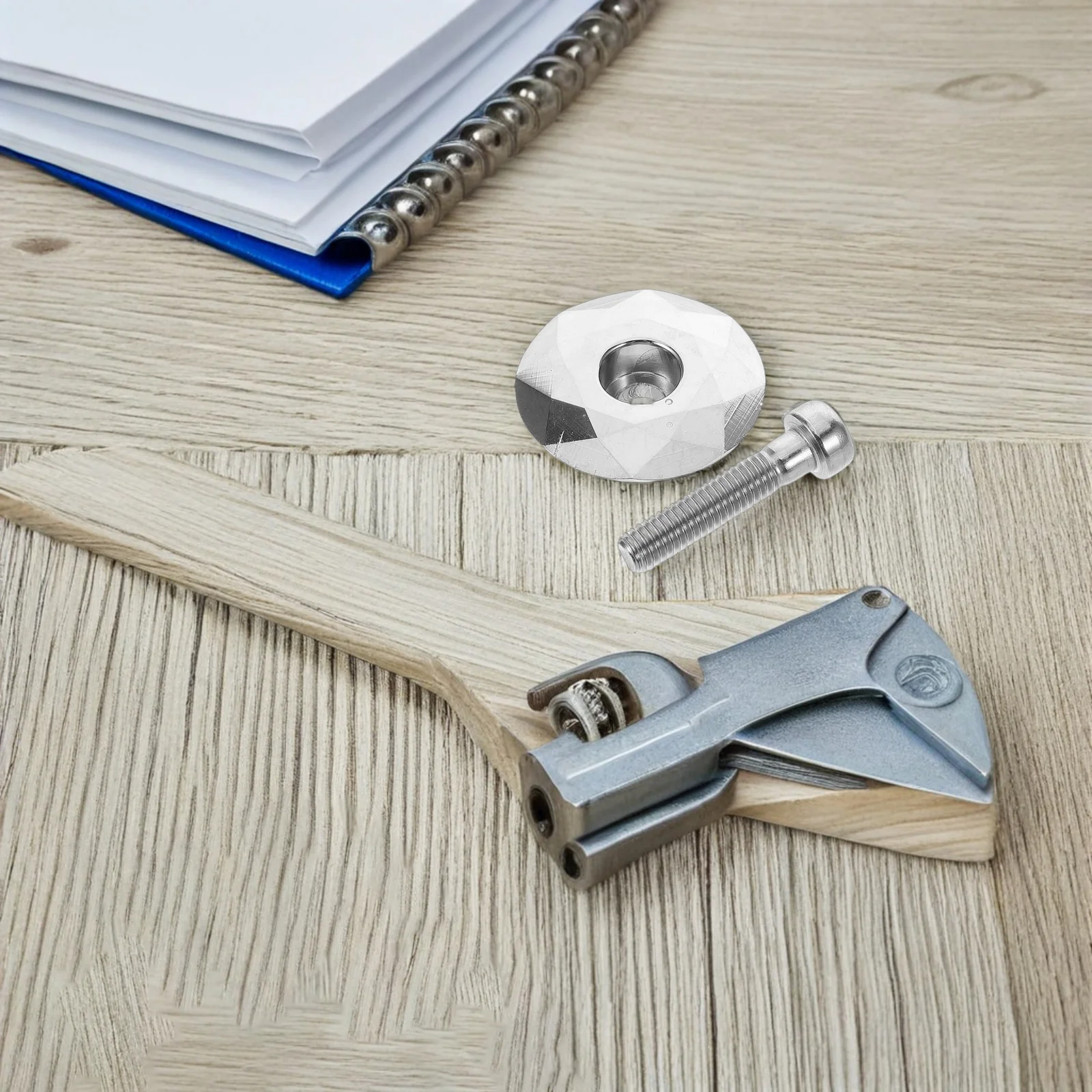 

1pcs Bicycle Bowl Cover: Aluminum Alloy Stem Top Cap For Road Mountain Bike With Mounting Screws Compatible Cycling