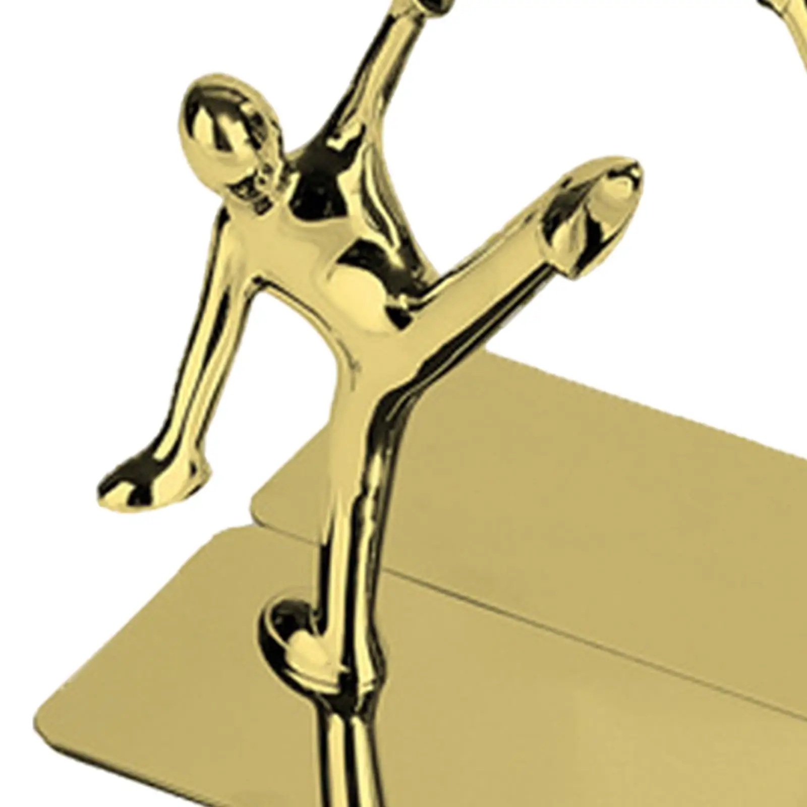 2pcs Decorative Figurine Bookend Book Stand for Holding Metal Books, Unique