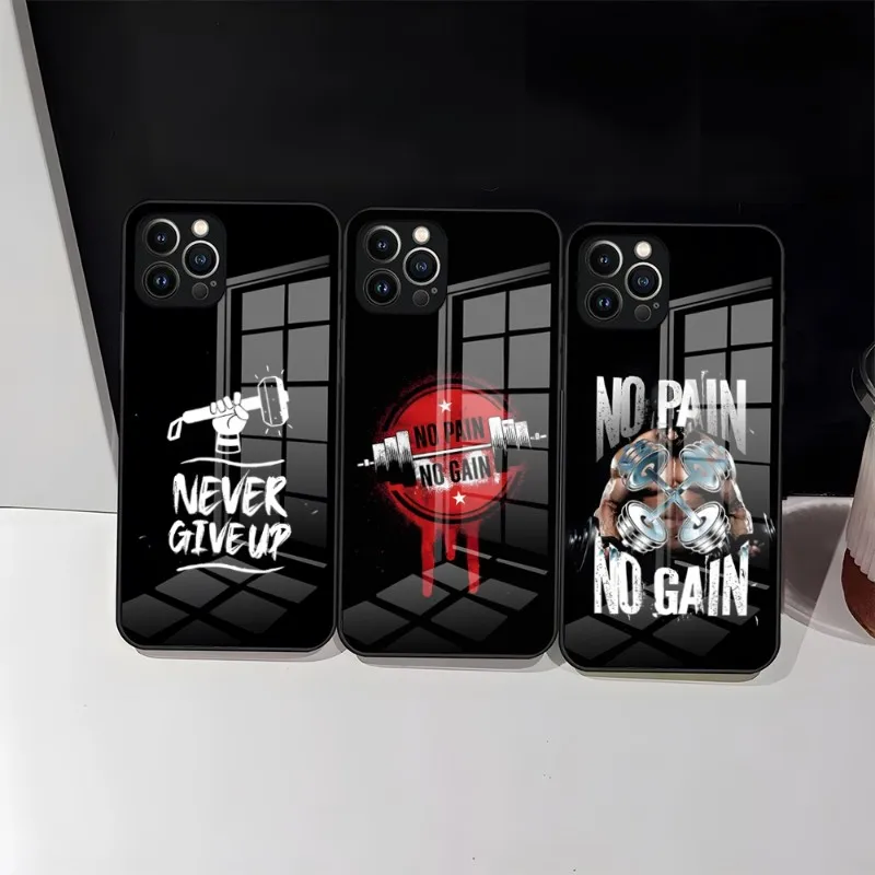 Чехол для телефона из закаленного стекла для IPhone 14 Pro Max 15 12 11 13 Mini X XR XS 8 7 6 Plus SE