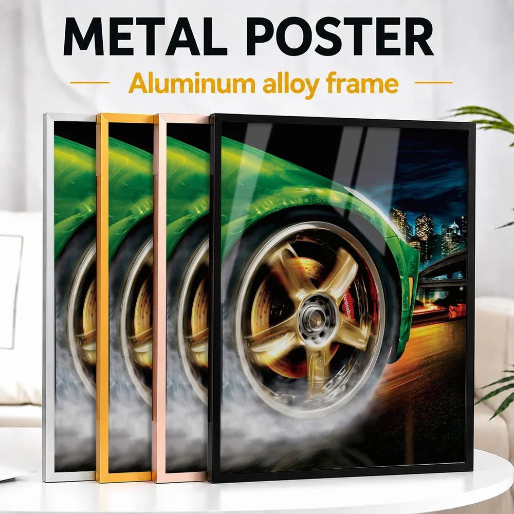 Underground 2 Cover Framed Metal Print Customized Photo Cinematic Adventure Style Wall Art For Home Office Ideal Birthday Gift