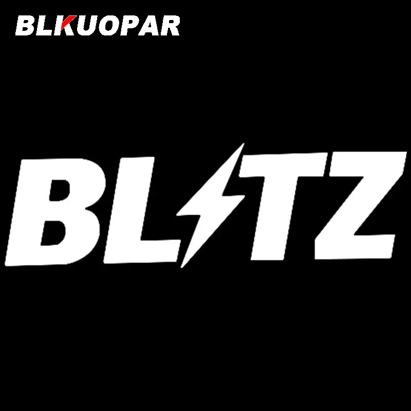 BLKUOPAR für Blitz Auto Vinyl Aufkleber JDM Auto Aufkleber Sonnencreme Persönlichkeit Decals Zubehör Kühlschrank JTR Material Decor