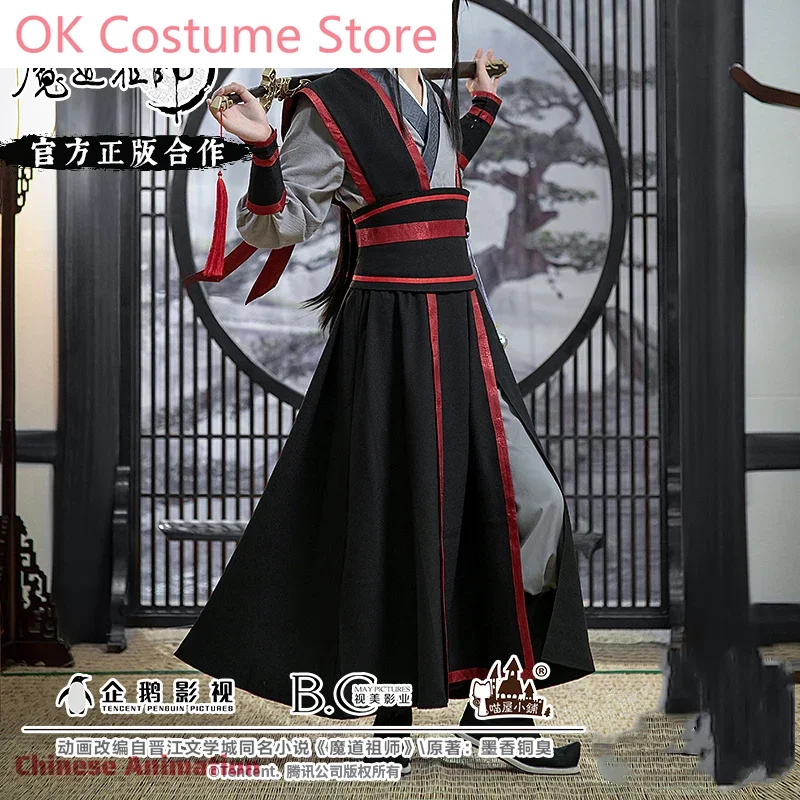 Chinese TV Mo Dao Zu Shi Meow House CP Youth Wei Wuxian Cosplay MDZS Costume Genuine Anime Comic Con Ancient Party Birthday Gift