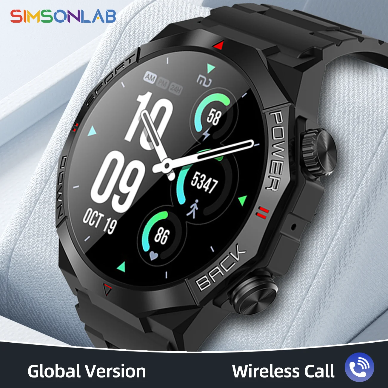

2025 New Smartwatch 1.39"HD Touch Screen AI Voice Assistant Sleep Monitor BT Call Outdoor Sports Smart Watch For Android/IOS Men
