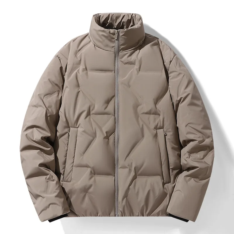 90 White Duck Down Puffer Jackets Men Stand Collar Loose Slim Warm Casual Down Outerwear JK-393 Chaquetas De Invierno Para Mujer