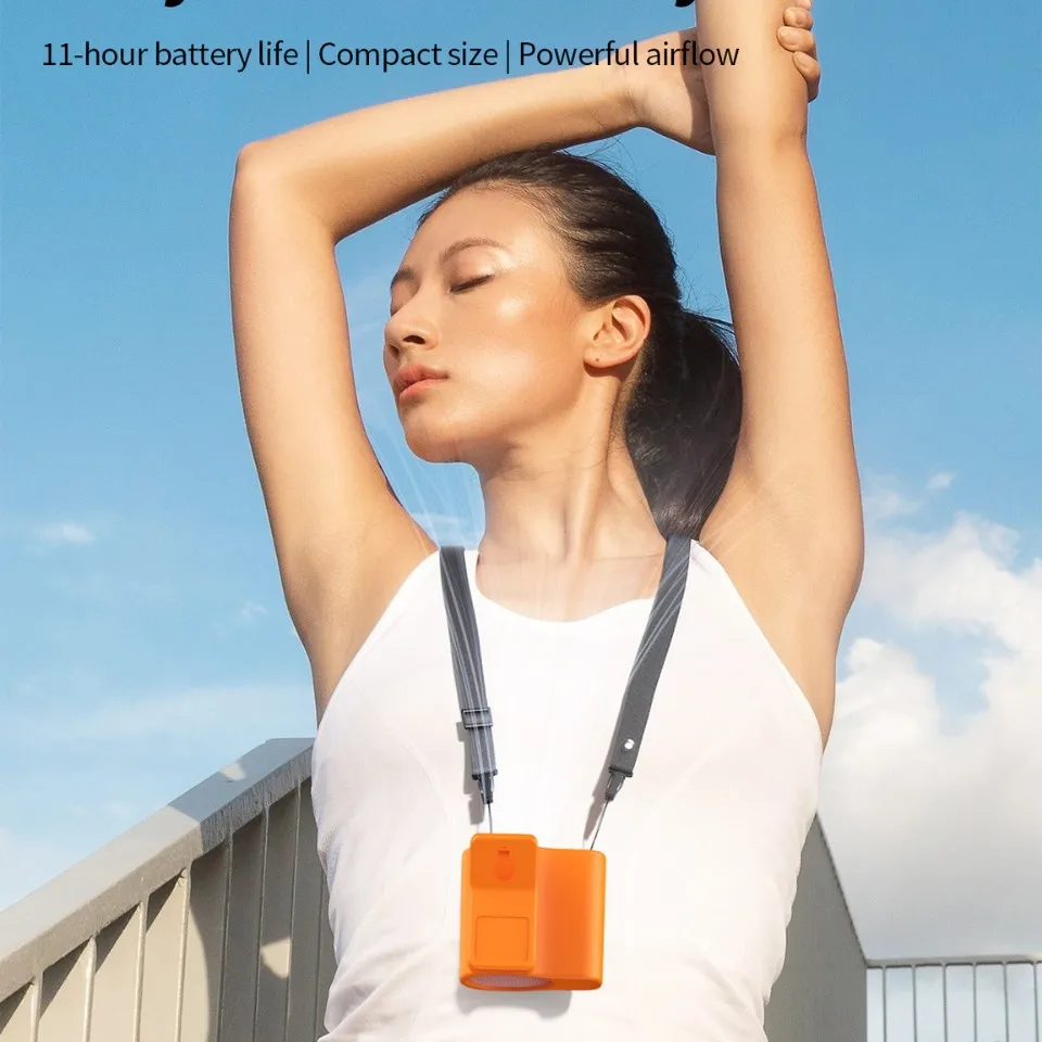 High speed small fan hanging waist clip multi-function stepless speed regulating small fan desktop clip fan