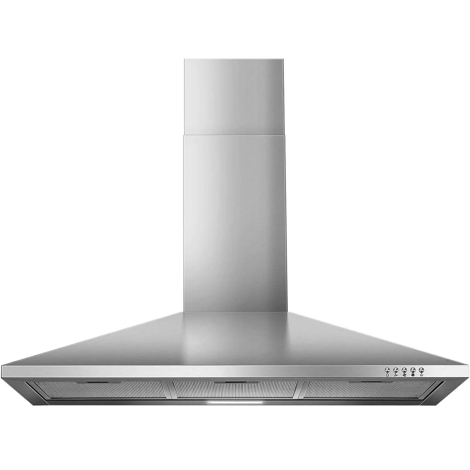 

Вытяжка кухонная 36 дюймов, 450 CFM, настенная, из нержавеющей стали - 3 скорости, LED-подсветка и кнопочное управление