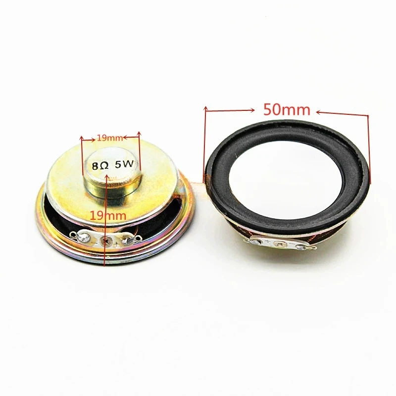 SOTAMIA 2Pcs 40MM 50MM Mini Portable Sound Speakers 4 Ohm 3W 8 Ohm 5W DIY Music Bluetooth Speaker Stereo Home Audio Loudspeaker