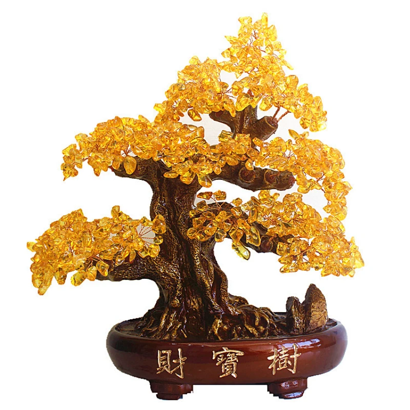 Imagem -04 - Árvore de Cristal Chakra com Cura Necessária Bonsai Feng Shui Money Tree para Riqueza e Prosperidade 14 38cm