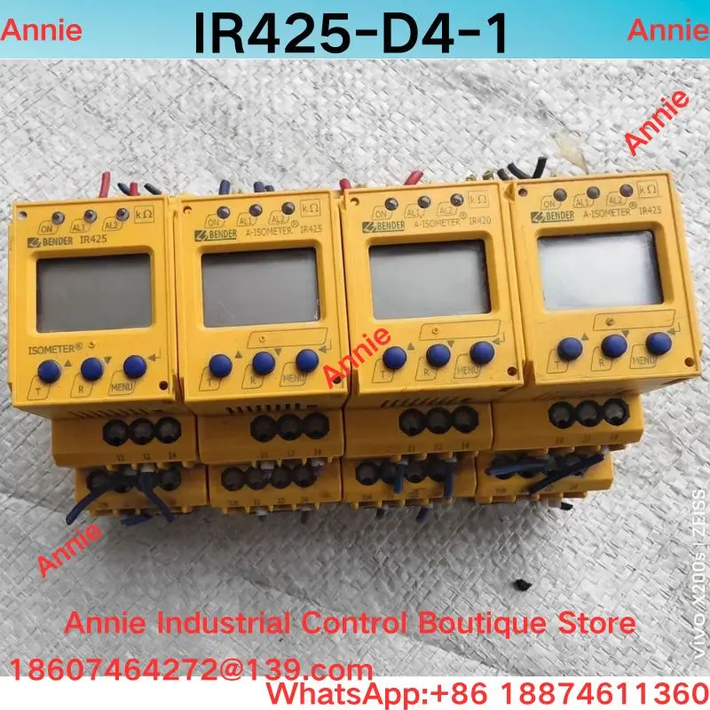 Second-hand test OK  IR425-D4-1 Insulation Monitoring Instrument B71036403 Insulation Monitoring Instrument B71036403