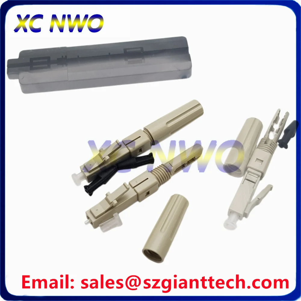 lc-upc-mm-fast-field-assembly-fiber-adapter-multimode-om2-fast-quick-connector-support-30mm-indoor-cable-and-ftth-flat-cable