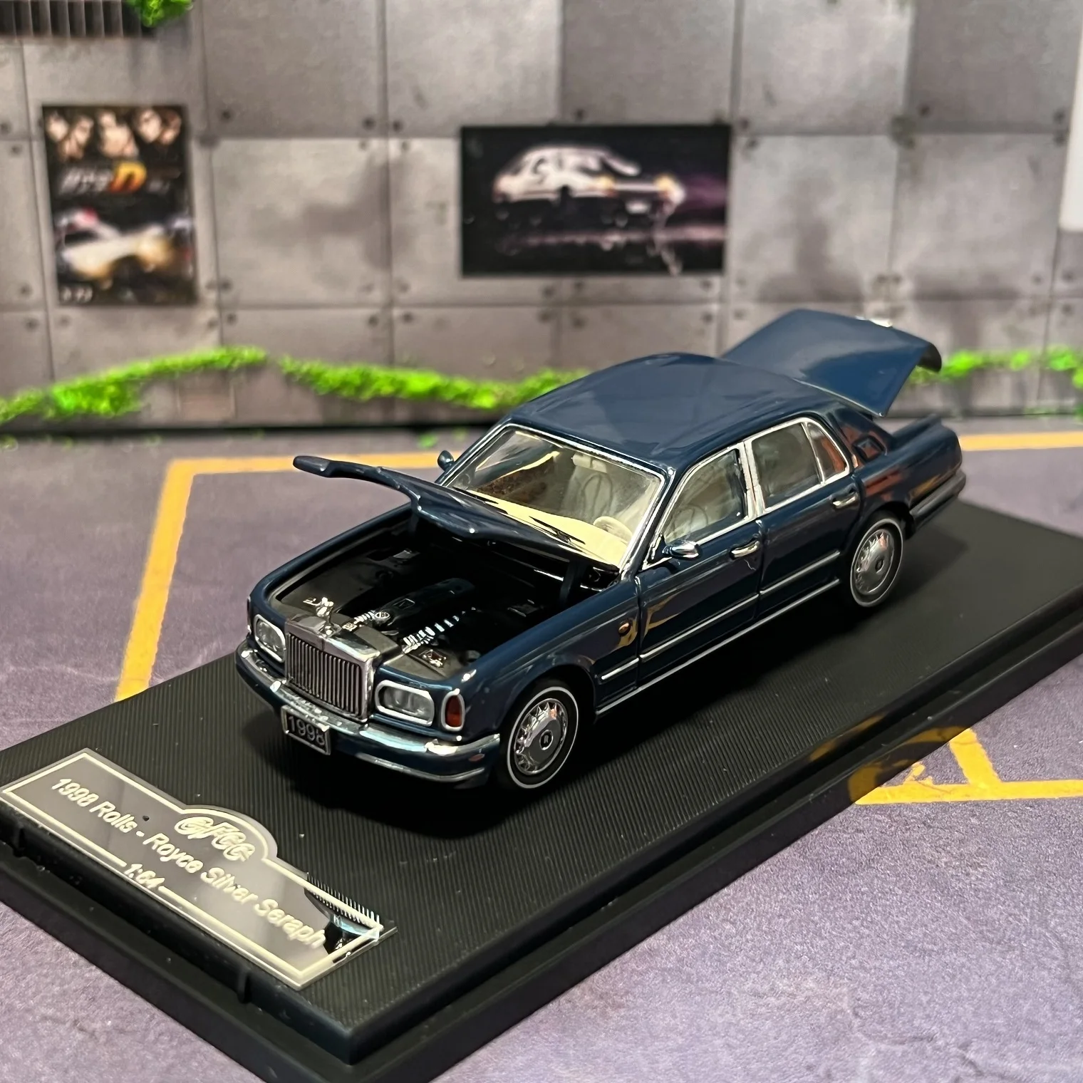 GFCC 1:64 Rolls Royce Silver Angel Alloy Diecast Car Model