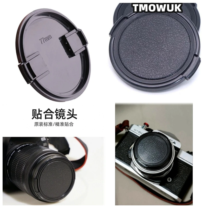 

For Panasonic S5W S1M2 G2 G3 GH3 GF3 GF6 ZS300 DMC-FZ470 DMC-FZ480 Camera Lens Cap Protective Cover Center Pinch Snap-on 49mm 52