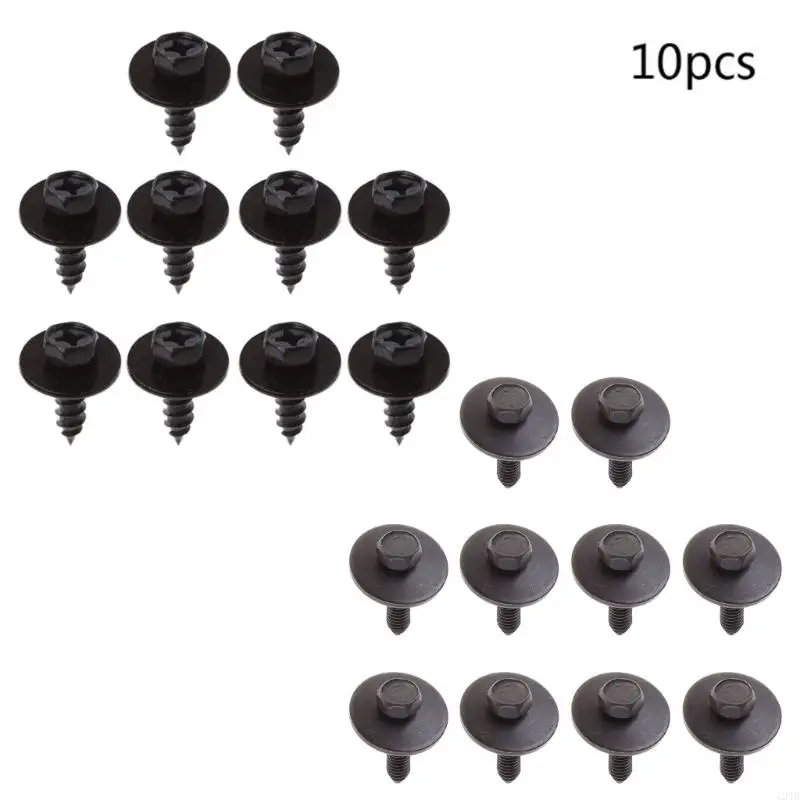 

124B 10x шестигранный винт Torx для автомобиля для бампера крыла для крестовины для винта с головкой Шайба Self-ta