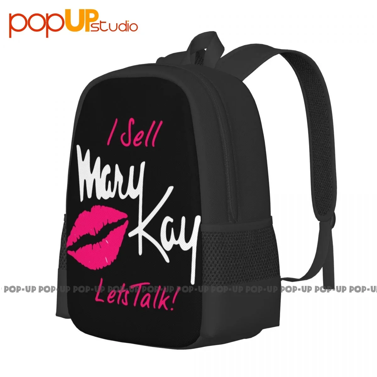 I Sell Mary Kay Lets Talk Lips Backpack Large Capacity Vintage Shoe Bag Shopping Bag Bags For Travel