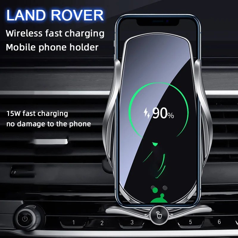 For Land Rover RANGE ROVER VELAR DISCOVERY 5 EVOQUE ,Car Wireless Charging Mobile Phone Holder Infrared Sensor Fixed Bracket