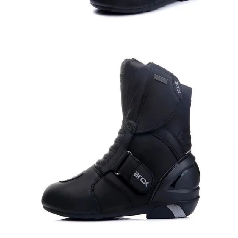 Boots Shoes Yes Adult No Leather Guangdong Men Boots For Motorcycle Scoyco New Arrival