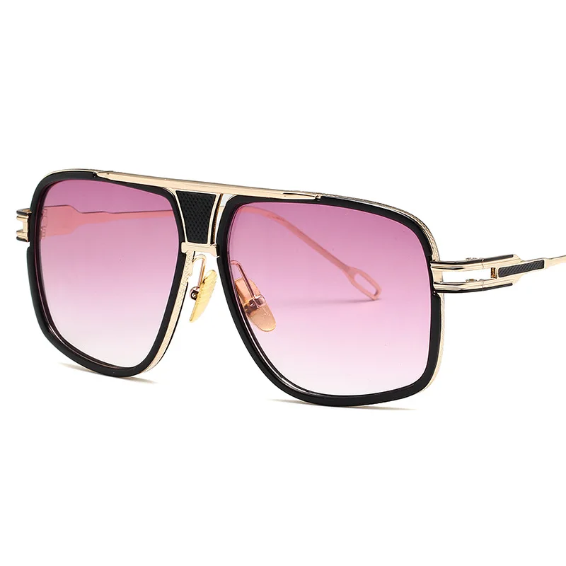 المتضخم مربع طيار النظارات الشمسية شريط معدني الرجعية الرجال النساء نظارة بعدسات مستقطبة الدراجات التنزه القيادة نظارات نظارة شمس رياضية #4