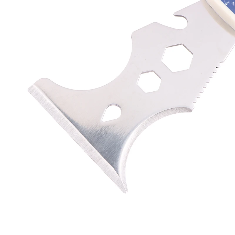 Cuchillo de masilla multiusos 15 en 1, herramienta de construcción de eliminación de pintura de acero inoxidable para abridor de latas de papel tapiz