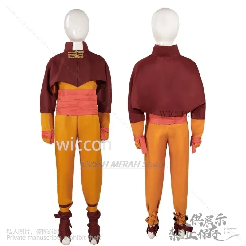 

COSda@Anime Movie Avatar Aang The Last Airbender Anime Cosplay Children Aang Kids Adult Uniform Fantasia Outfits Party Cos Suit