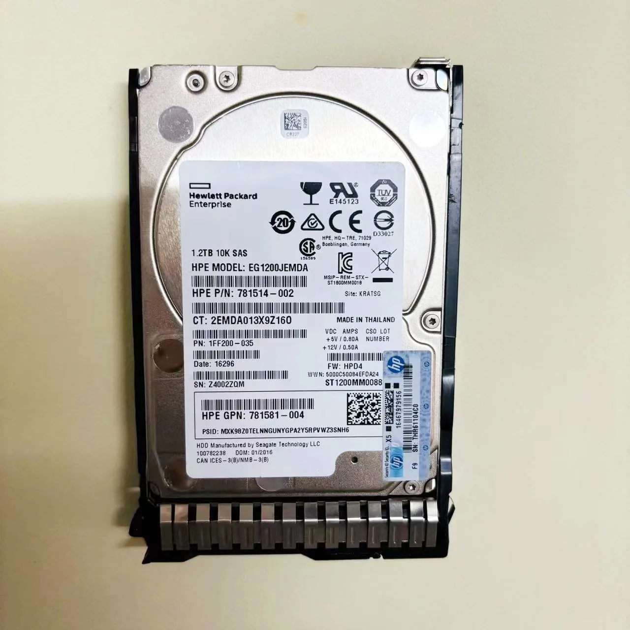 ST1200MM0007 718162-B21 718292-001 1.2TB 1.2T 10K 718159-002 2.5