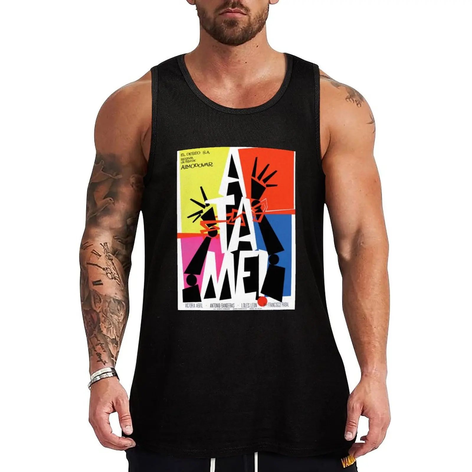 

Pedro Almodovar Tie Me Up! Tie Me Down! Tank Top Men's t-shirt bodybuilding men clothes sports vest