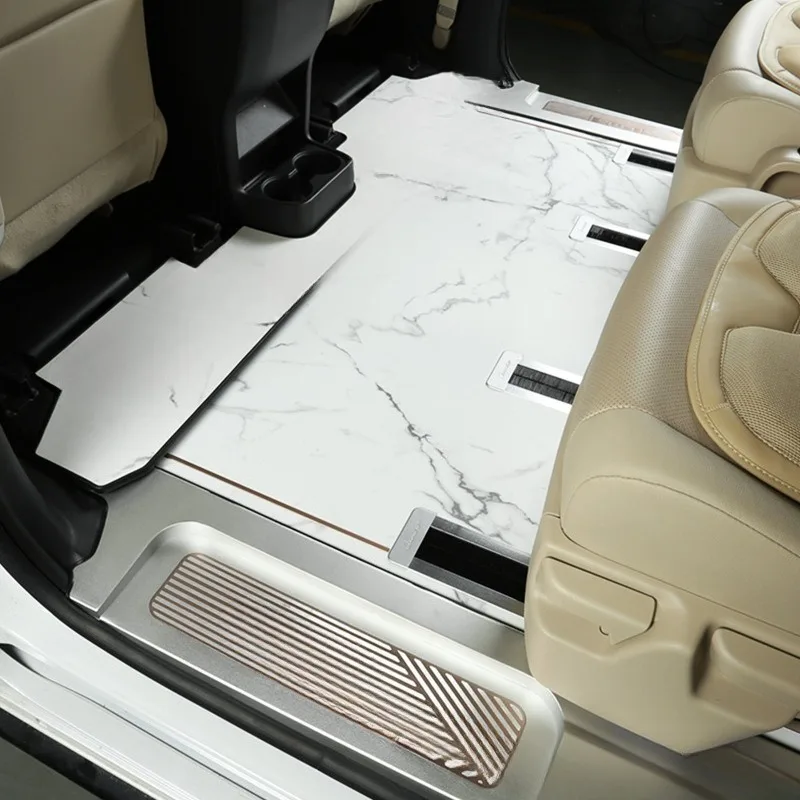 Aviation aluminum car floor mats suitable for car modification