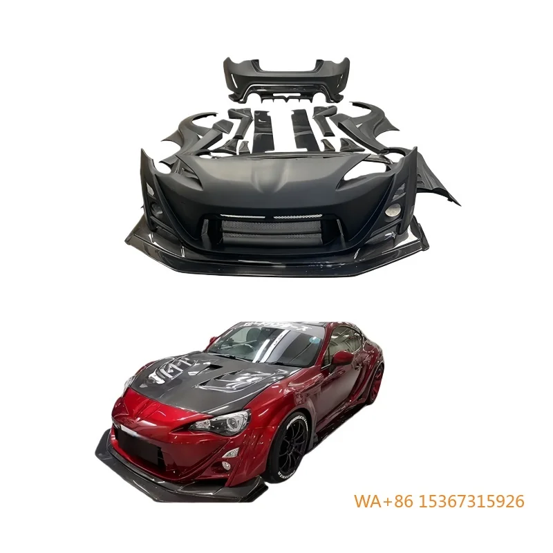 

Suitable for the 2013-2019 GT86 BRZ Upgraded Model VA-RIS Version with Semi-carbon Large Body Kit. Body Accessory Set.
