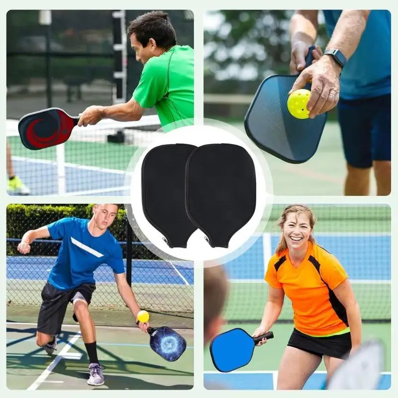 Thick Neoprene Pickleball Paddle Cover with Zipper Dust Proof Water Splash Shield Anti Scratch Sleeve Gift for Player Men Woman