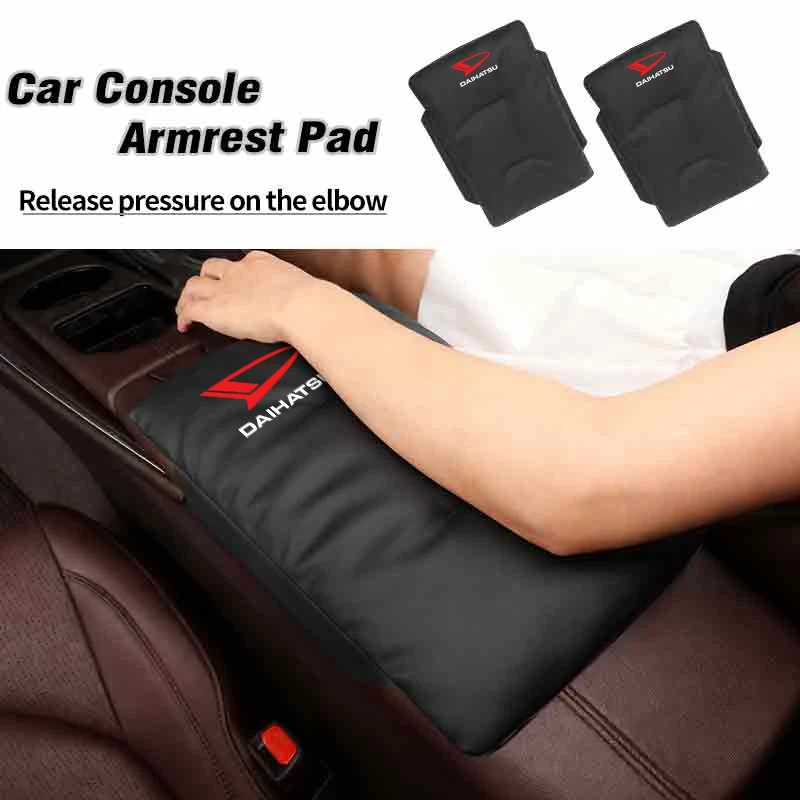 Car Velvet Armrest Pad Console Protector Cover Elbow Rest Mat Accessories For Daihatsu Terios Sirion Mira Materia Rocky YRV Fero