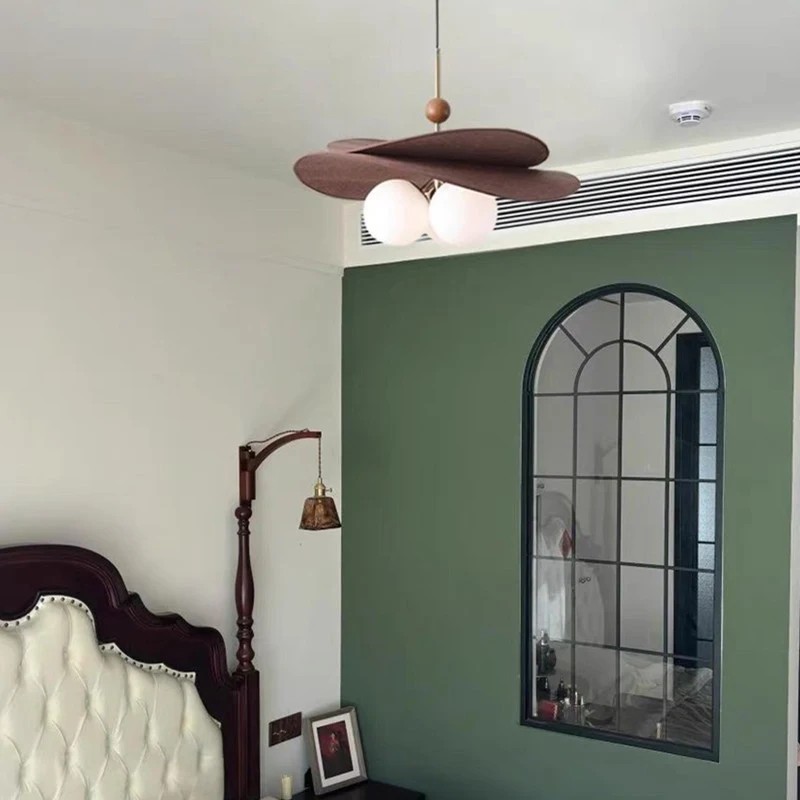 الروطان نسج خمر قلادة ضوء الرجعية مطعم متجر فندق الثريا غرفة المعيشة اليابان مصباح معلق لغرفة ديكور Lusutre