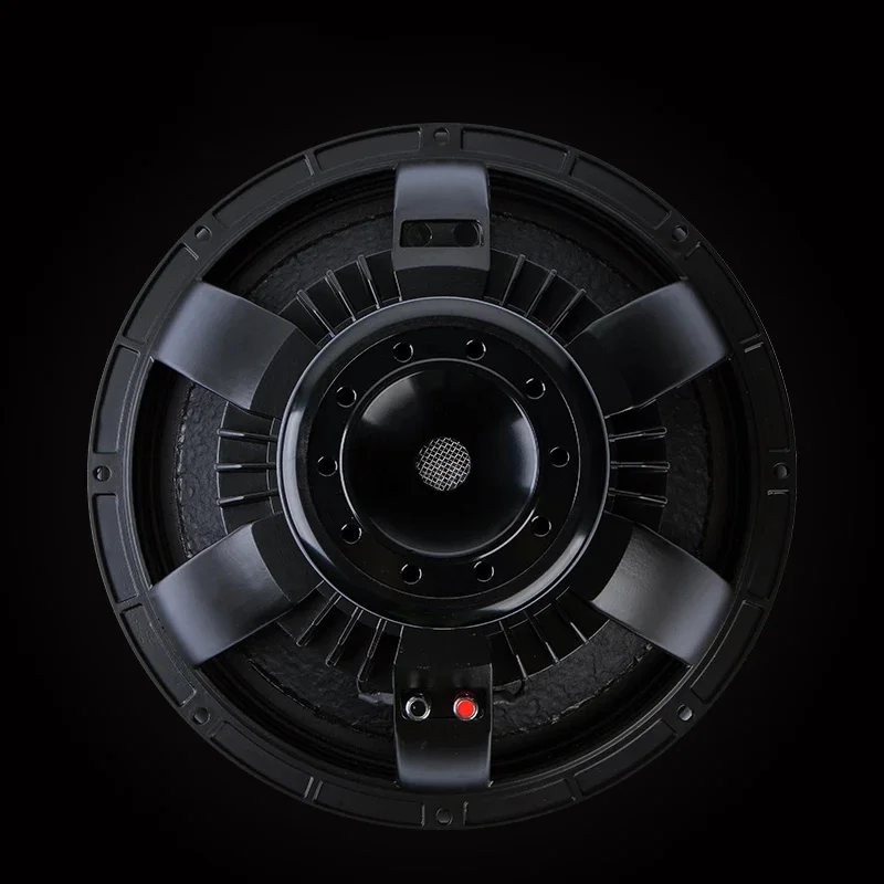 PAS-009 BNC 15 インチサブウーファースピーカールビジウム鉄ボロン 97 磁気 100 ミリメートル段ボール紙盆地 1600 ワット 8 オーム (1 個)