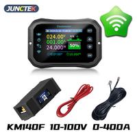 KM140F Wifi Battery Coulomb meter Bidirectional detection Ammeter Voltmeter Power meter Capacity Indicator RV Battery monitor