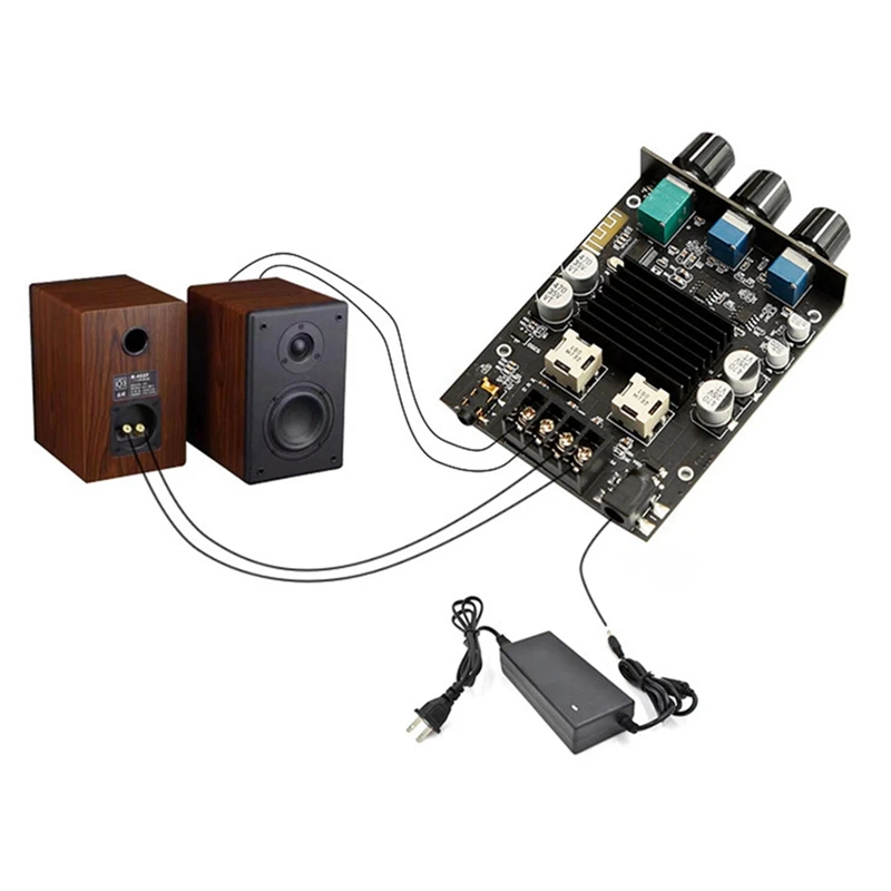 HIFI TPA3116 Bluetooth Amplifier Audio Board 100Wx2 Class D Digital Sound Amplifier 2.0 Stereo Amp Power Amplificador Durable