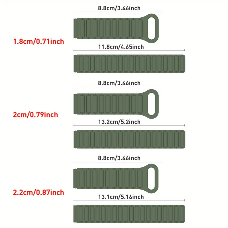 Wave Pattern Magnetic Strap for Huawei GT5/5 Pro/4/3/3 Pro Comfortable Flexible Smartwatch Replacement Fitness Watch Band
