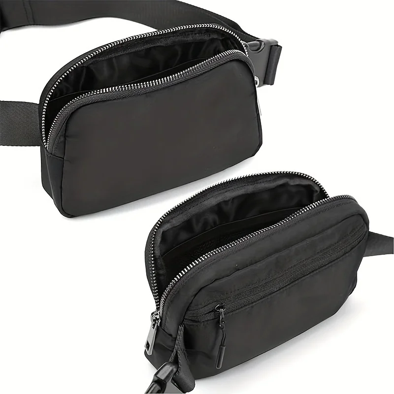 Damen Hüfttasche mit Reißverschluss, Brusttasche, Outdoor-Sport-Umhängetasche, Lässige Reise-Gürteltasche, Geldbeutel – Detail 6