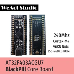 Weact at32f403acgu7 at32f4 at32 black pill core board lernbrett demo board ardiuno