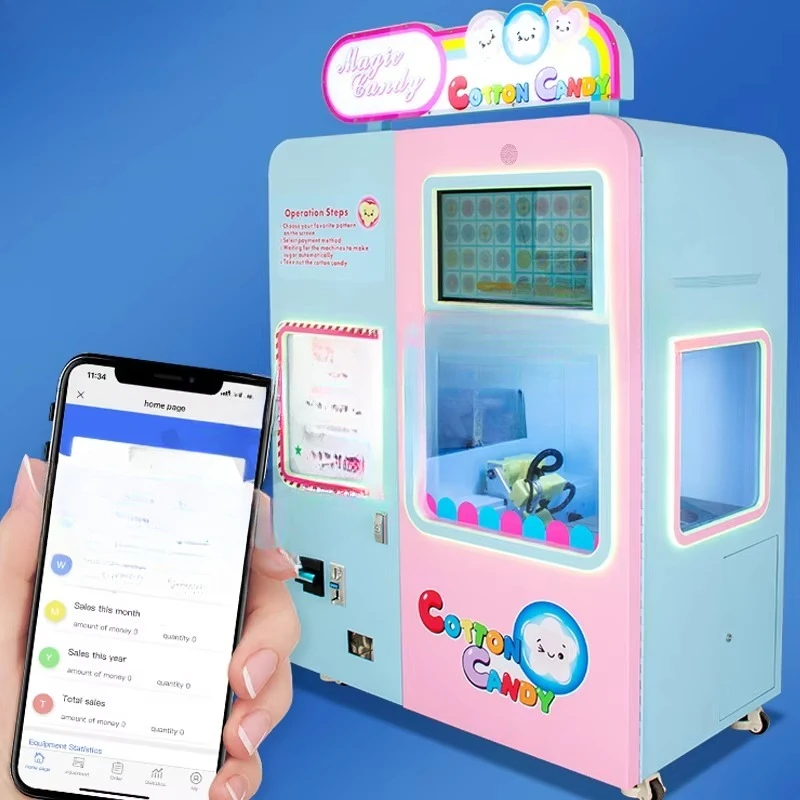 Automatic cleaning Rapid production Marshmallow machine Commercial marshmallow vending machines for sale